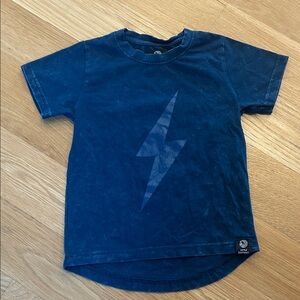 Little Rad Things Blue Lightning Bolt Kids T-Shirt